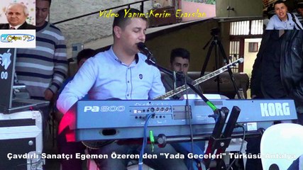 Çavdırlı Sanatçı Egemen Özeren den "Yada Geceleri" Türküsü-Antalya