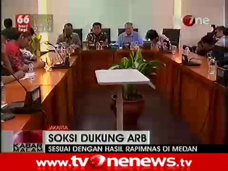 Soksi Kawal Pencapresan ARB di Pilpres 2014