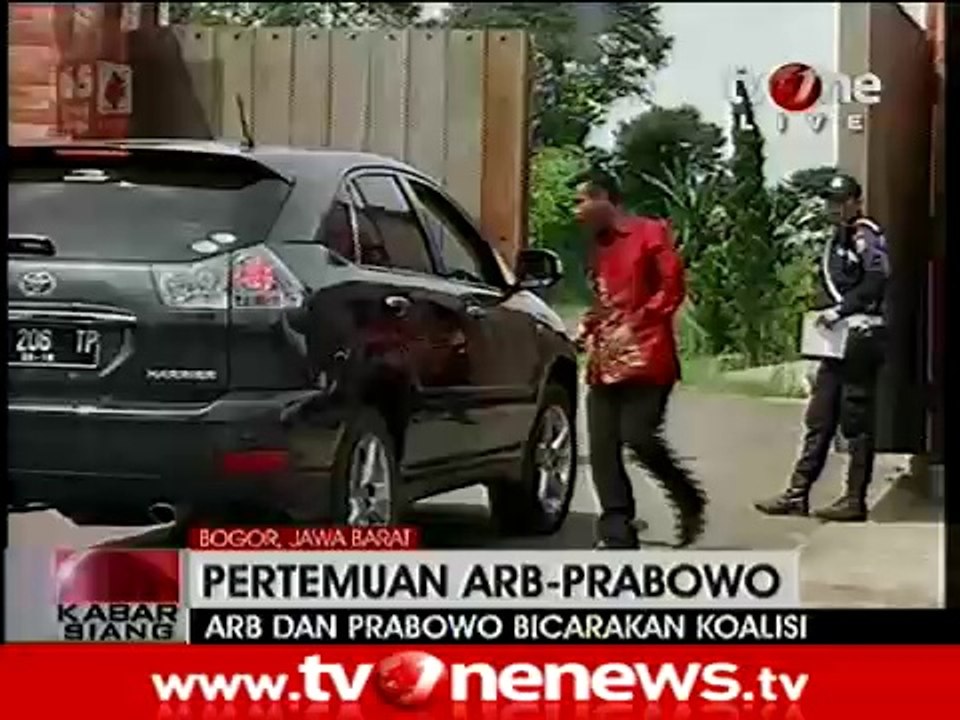 ARB Temui Prabowo di Bogor Bahas Koalisi