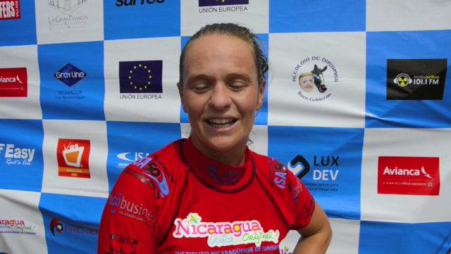 INTERVIEW CAROLINE ANGIBAUD - EQUIPE DE FRANCE ISA WORLD SUP CHAMPIONSHIPS 5 MAI 2014