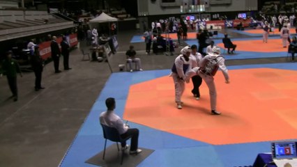 COUPE DE FRANCE TKD, VETERANS 3 (2014) - DAVID 2ième combat