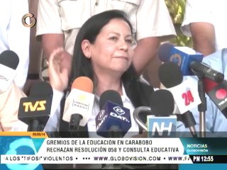 Educadores en Carabobo piden la derogación de la resolución 058