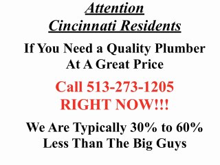Why we're the best Plumbers in the Cincinnati and Surrounding Areas