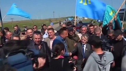 Crimean Tatar leader says Russia is trying to divide his people