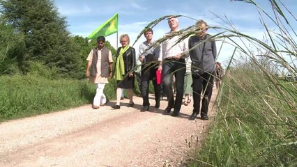 Européennes: les écologistes soutenu par un militant gandhien