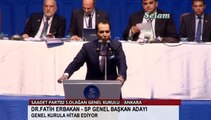 Saadet Partisi 5.Olağan Genel Kurulu Dr.Fatih ERBAKAN'ın Genel Kurul Konuşması