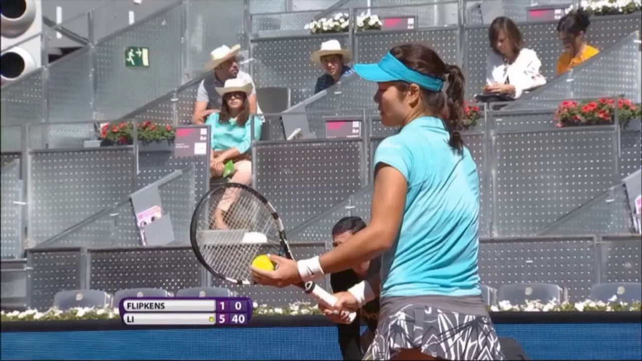 Madrid: Li Na bekämpft spanisches Trauma