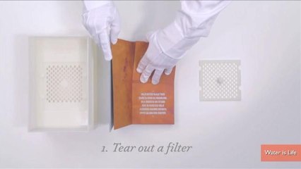 Amazing High-Tech Pages in 'Drinkable Book' Actually Purify Water