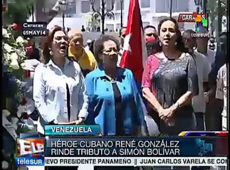 Declara héroe cubano René González que Hugo Chavéz fue un volcán