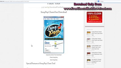 Song Pop Hack Tool - 2014 Update (No Survey Download)