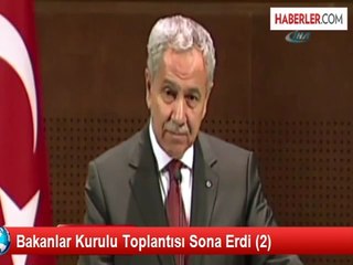 Bakanlar Kurulu Toplantısı Sona Erdi (2)