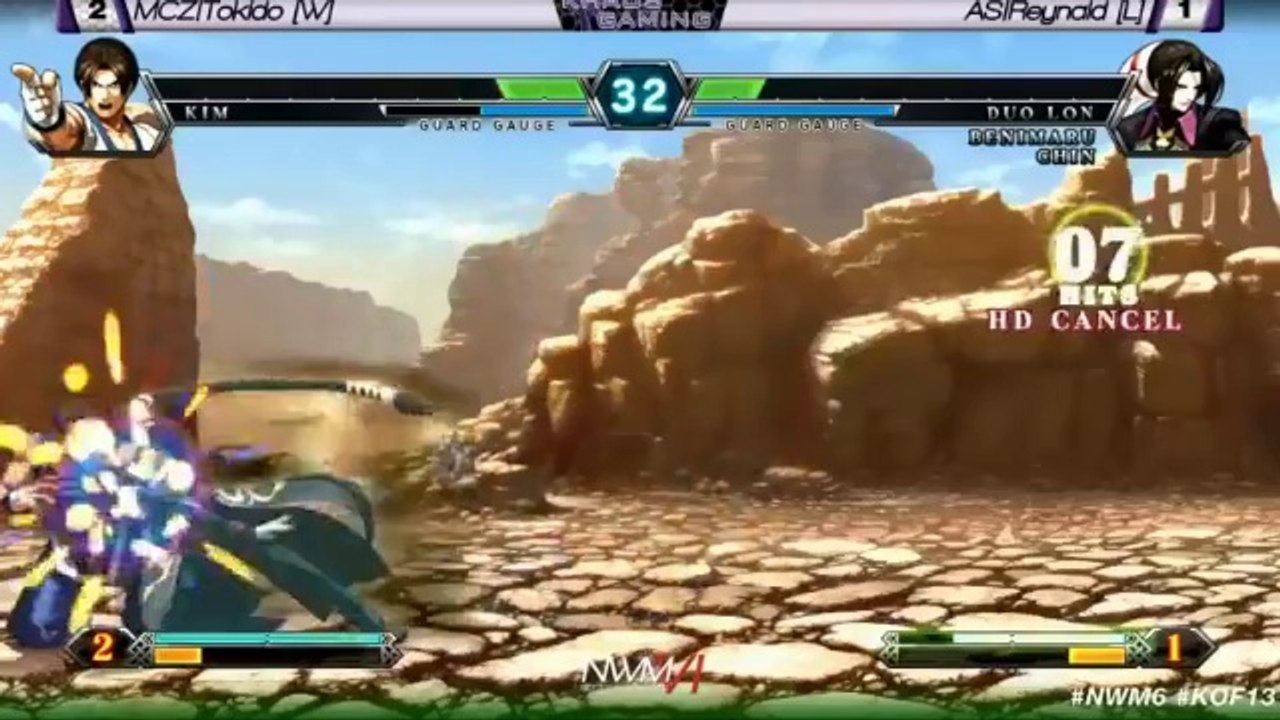 [NWM6] KOF13 Grand Finals - MCZ|Tokido vs. AS|Reynald