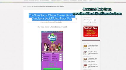 The Sims Social Hack Tool 2014 Updated (No Survey Download)