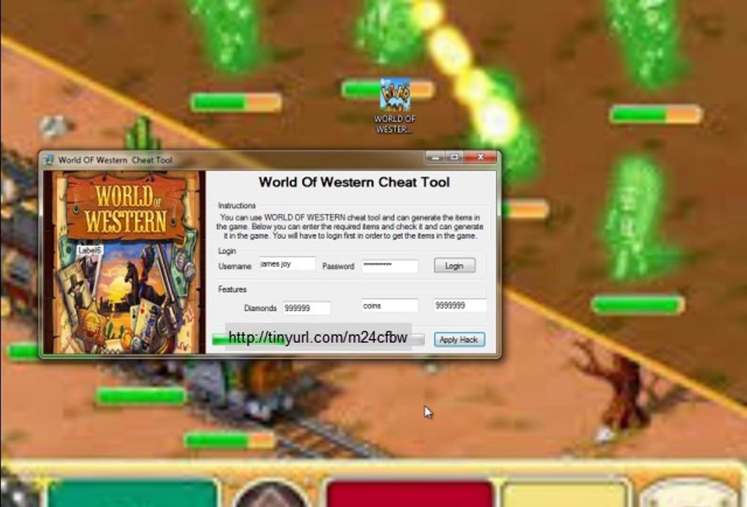 CHEAT ENGINE'' ''WORLD OF WESTERN' -