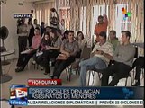 ONGs de honduras denuncian asesinato de nueve menores