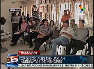 ONGs de honduras denuncian asesinato de nueve menores