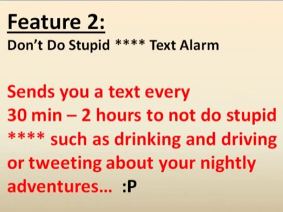 Drunk Mode Demo - Health & Fitness iphone app