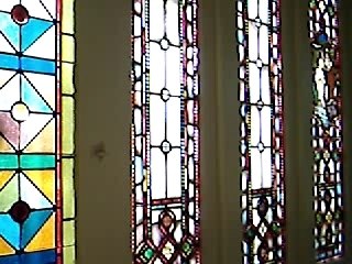 stained glass windows