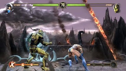 Mortal Kombat Komplete Edition. Kitana vs Cyrax
