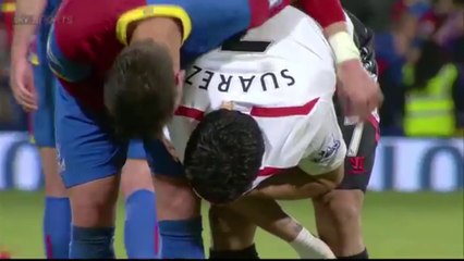 Luis Suarez en larmes après  Crystal Palace 3-3 Liverpool