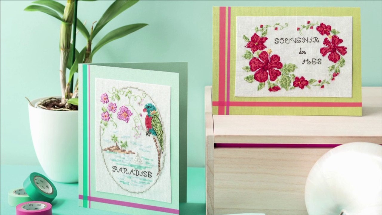 Motifs des îles (collection Les intemporels au point de croix) de Marie-Anne Réthoret Mélin et Marie-Pierrette Samouiloff aux éditions Le Temps Apprivoisé