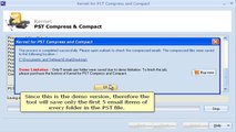 Compress & Compact MS Outlook PST files  - Kernel for PST Compress and Compact