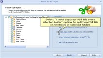 Split large size PST files into smaller PST files - Kernel for PST Split