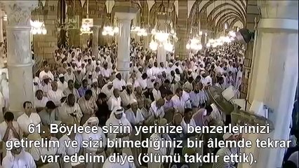 056 Vakia Suresi ibrahim Jibreen Türkçe Altyazılı Mealli