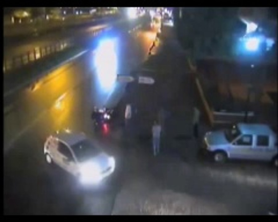 Rize’deki kazalar, MOBESE kameralarına takıldı