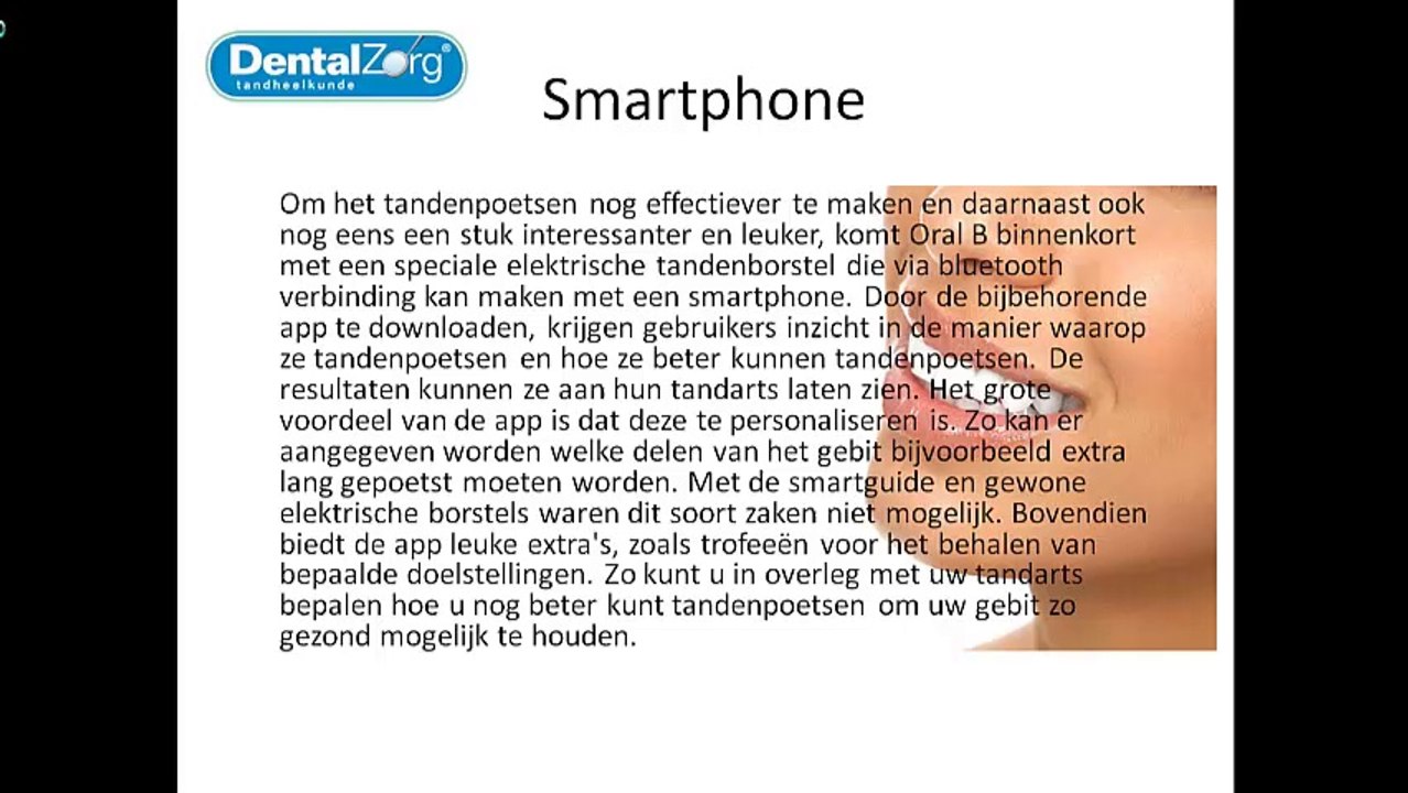Beter tandenpoetsen