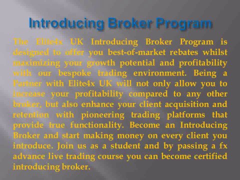 Forex Bonus-Best Introducing Broker Program