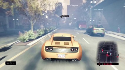 Watch Dogs - Escaping the Police HD Gameplay PS4