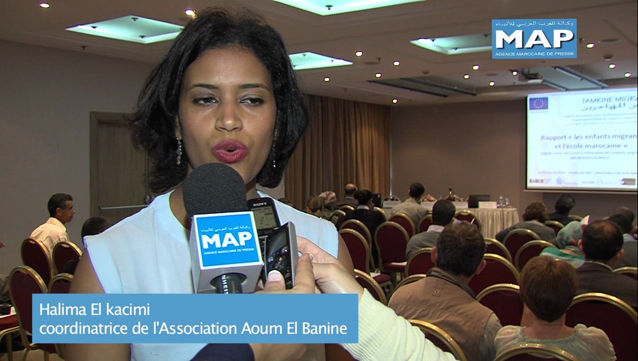 Présentation du rapport sur l' intégration des enfants migrants dans le système scolaire marocain
