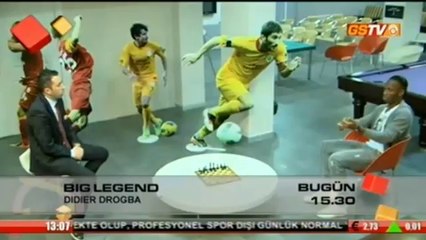 Drogba'nın programı BIG LEGEND bugün 15:30'da GSTV'de!
