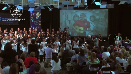 Music Monday 2014 - ISS (Is Somebody Singing) Chris Hadfield - HD