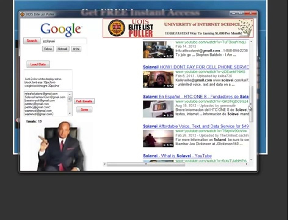 How to Collect E-mail from Web by Michelangelo Lopez
