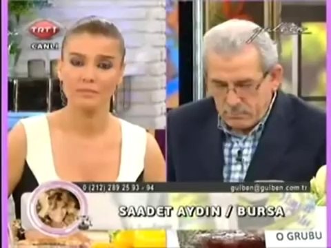 TRT 1 30 01 2012 GÜLBEN ERGEN PROGRAMI Gıda intoleransı vide