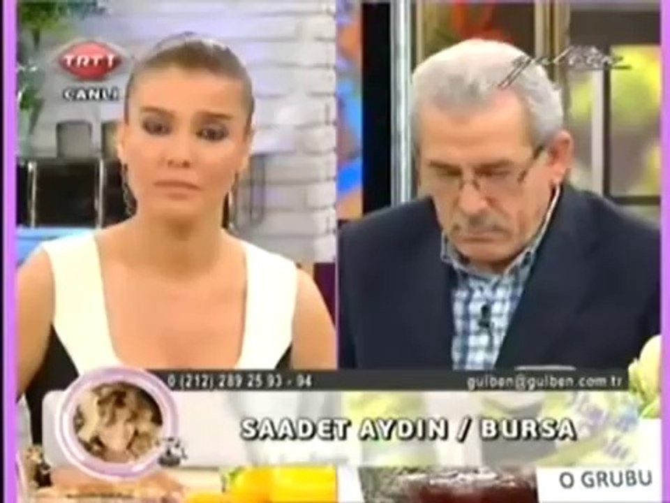 TRT 1 30 01 2012 GÜLBEN ERGEN PROGRAMI Gıda intoleransı vide