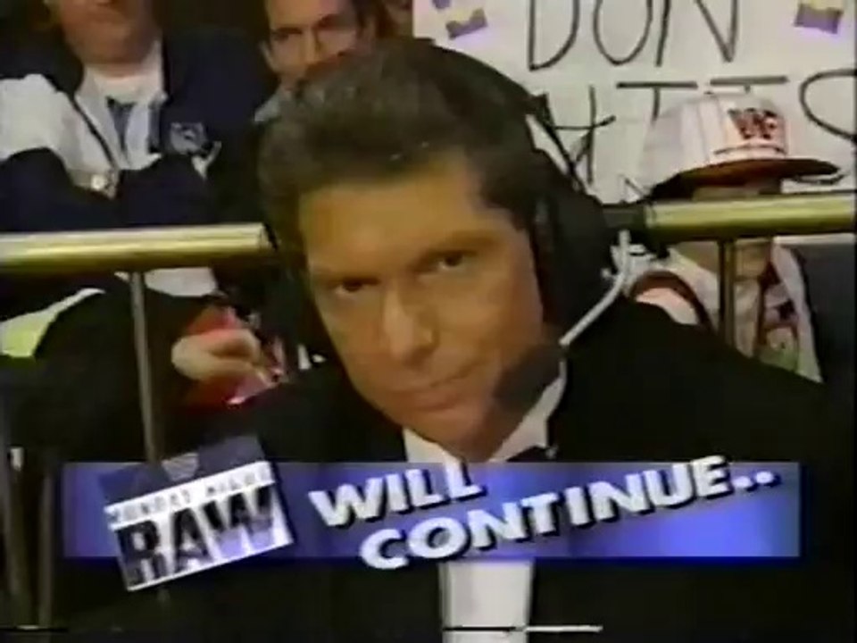 Vince McMahon Announcement announcing Randy Savage departure (RAW 11.07.1994)