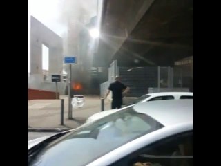 Un incendie au palais des sports de Marseille