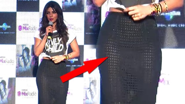 OMG! Priyanka Chopra's Shocking Wardrobe Malfunction At Her Album Launch