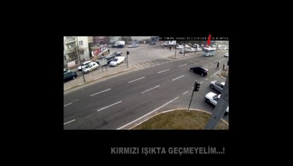 UŞAK'TA MOBESE'YE TAKILAN KAZALAR