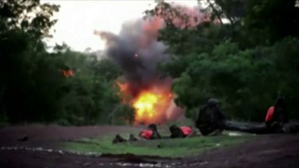 Violents combats de l'armée française en Centrafrique