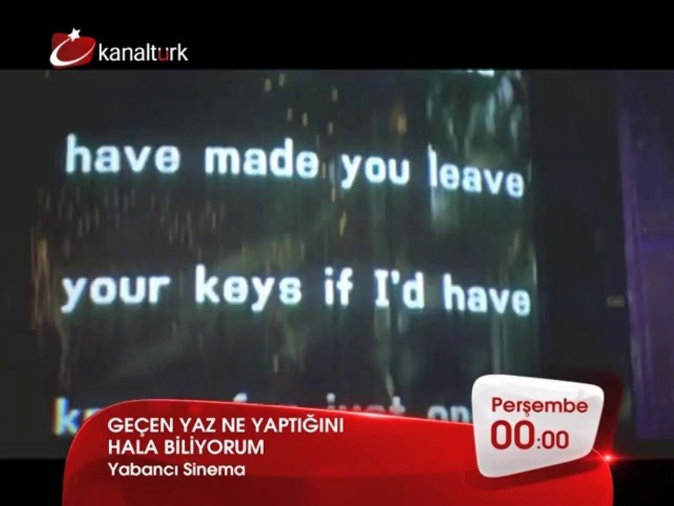 "GEÇEN YAZ NE YAPTIĞINI HALA BİLİYORUM" 8 Mayıs Perşembe gecesi saat 00.00'da Kanaltürk'te!