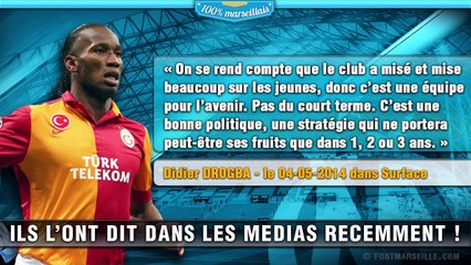 Anigo, Ayew, Drogba, Ménès... Les tops déclarations sur l'OM du weekend !