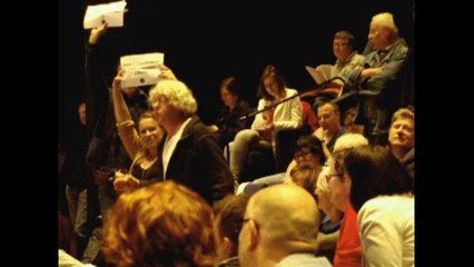 Samuel Churin au Forum culture du PS du 5.5.14 au théâtre du Nord pour la campagne européenne