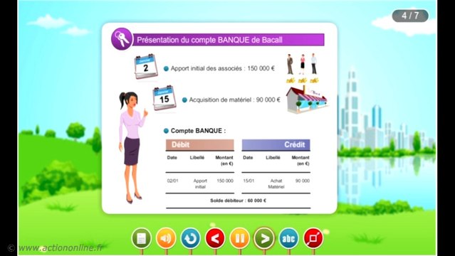 P12 : Ecritures comptables - M121 : Compte et Grand livre des comptes