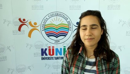 KUNİB TANITIM GÜNLERİ ÖĞRENCİ RÖPORTAJI-3