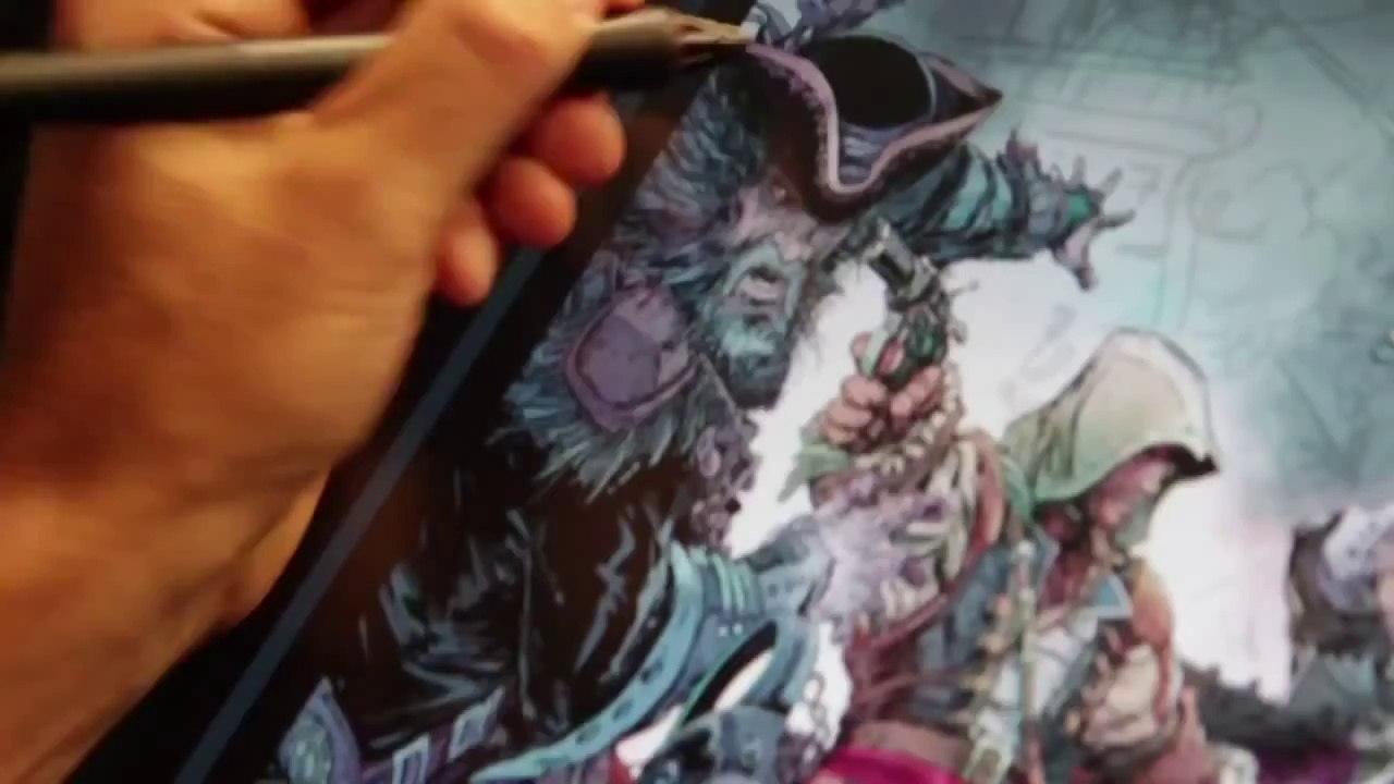 Assassin's Creed IV Black Flag - Poster Todd McFarlane Trailer