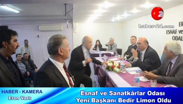 Esnaf ve Sanatkârlar Odası Yeni Başkanı Bedir Limon Oldu